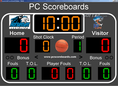 Virtual basketball scoreboard free download
